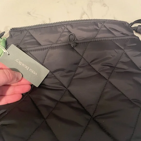 Vera Bradley Black Quilted Crossbody Bag